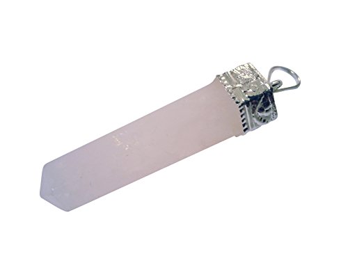 Punta de piedras preciosas esotéricas (colgante colgante) en amatista, cristal de roca, lapislázuli y mucho más.