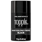 TOPPIK Hair Building Fibers, Black, 0.42 oz.