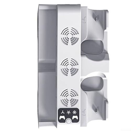 Refroidisseur PS5 Slim Pro horizontal avec ventilateur réglable et double dock - 2