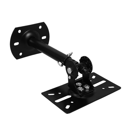 MUCKLILY Heavy Duty Speaker Mount Bracket Wall Fixed Ceiling Speaker Holder Height Adjustment