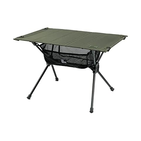 Mesa de camping portátil OneTigris WORKTOP con almacenamiento de malla Cover