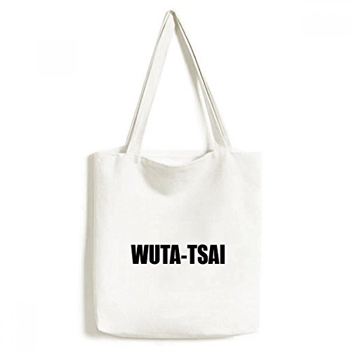 Sac fourre-tout wuta-tsai en tissu lavable de 33x40 cm