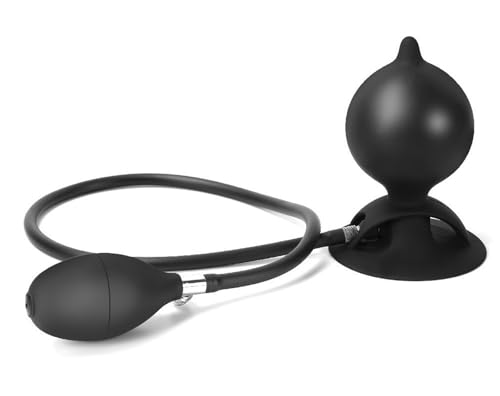 Vagina silicona y tapón anal inflable dos en uno para una estimulación suave sin molestias