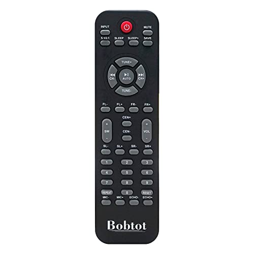 Image of Remote Control for Bobtot B701D, B89, B48, W58, B38 - Only for Bobtot Home Theater System Surround Sound Speakers (Not Universal)
