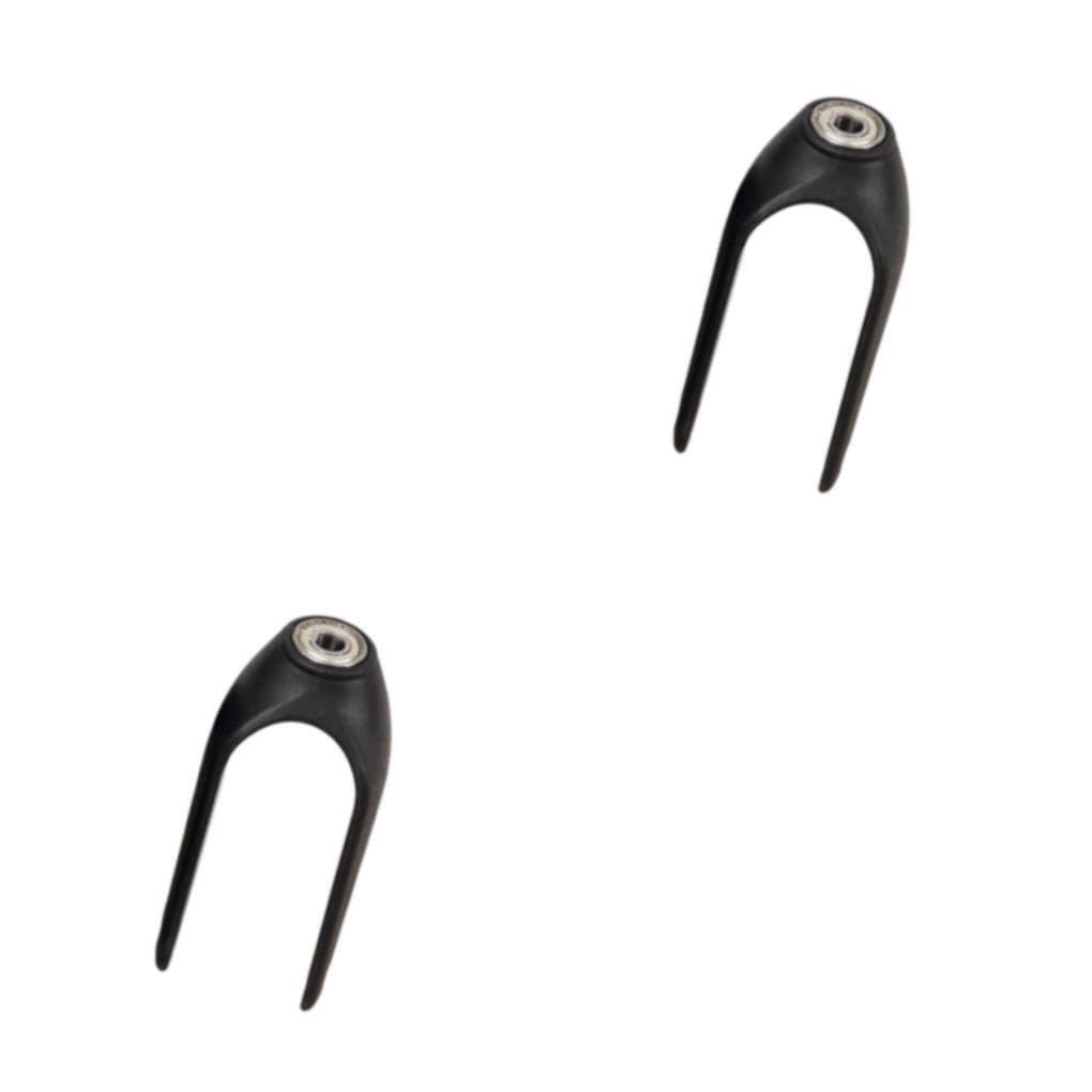 2 Set di Gli Accessori durevoli della Forcella Anteriore per sedie a rotelle migliorano Le Ruote orientabili Anteriori da 8 Pollici, 8 Pollici 2Insieme