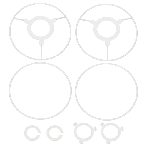PATIKIL 5.5" Lamp Shade Ring Set with E27/E26/E17 Adapter