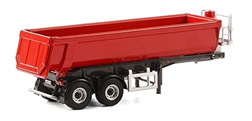 WSI HALF PIPE TIPPER trailer 2 AXLE 1/50 DIECAST MODEL FINISHED
