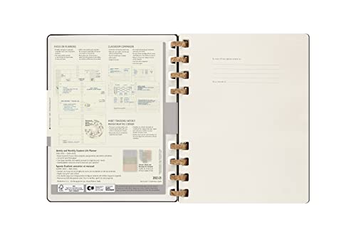 Moleskine 12 Month - Spiral Academic Planner 2022/23, X Large size, Remake Midnight, X-Large - Image 4