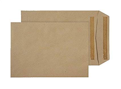 indigo® A5 C5 Brown Manilla Envelopes Self Seal for Posting mailing Home Office and Ecommerce -eco Friendly (25)