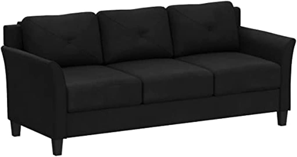 Sofa, 78.7" W X 31.5" D 32. H, Black