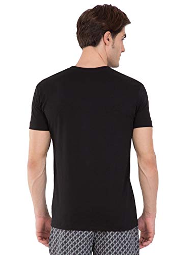 Image of Jockey Men's Solid Regular Fit T-Shirt (2726-0105-BLACK XX-Large)