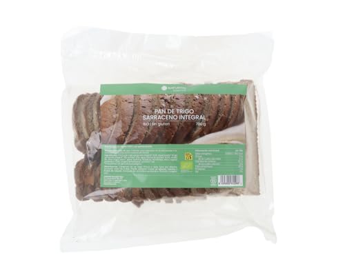 Pan de payés de trigo sarraceno integral Bio sin gluten XL | 700 g | BIO, Sin gluten, Sin lactosa, Sin azúcar añadido, Sin huevo | Naturitas Essentials