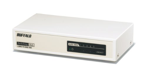 BUFFALO 10/100M スイッチングHub プラスチック筐体/電源内蔵 5ポート LSW3-TX-5NP/WH wgteh8f Amazon | BUFFALO 10/100M スイッチングHub プラスチック筐体