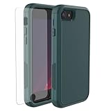 X-belmox Heavy Duty Phone Case for iPhone SE 2022 (3rd Gen) with Glass Screen...