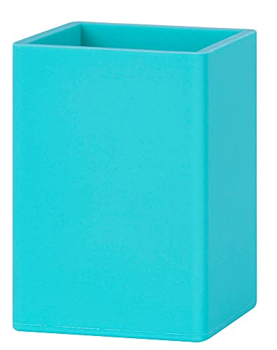Apli 18449 - Pot à crayon en silicone de la gamme Nordik Collection - Couleur: Turquoise - Dimensions: 70 * 70 * 95mm