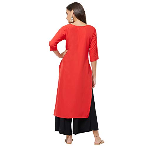 Image of LookMark Women's Crepe Kurta