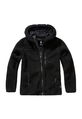 Brandit Women Teddyfleece Jacket Hoode, Donna, Black, Xs - 7