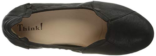 Think Think BALLA, Damen Geschlossene Ballerinas, Schwarz (schwarz 00), 37 EU (4.5 Damen UK)