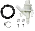 385311641 RV Toilet Water Valve and 385311658 Flush Ball Seal Replacement for Sealand Dometic 300 310 320 RV Toilets, Pedal Flush Marine Toilet