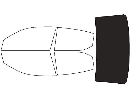 Rvinyl Window Tint Kit Compatible with Dodge Avenger 2008-2014 - Rear Windshield Precut Kit - 20%