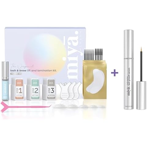MIYA LASH Lash Lift & Brow Lamination Kit + Eyelash Growth Serum | Deluxe Lash & Brow Care Cover