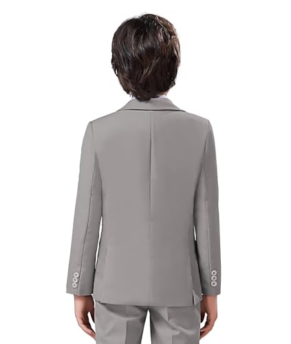 Boys' Formal Solid Color Blazer Jacket School Uniform Coat3