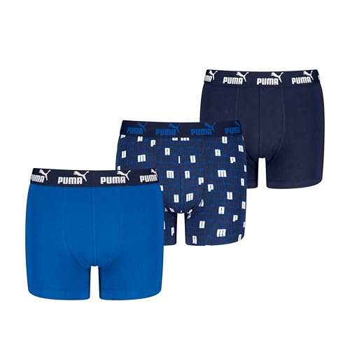 PUMA Elements Boxer, Azul, 158 164 (Pack de 3) para Niños