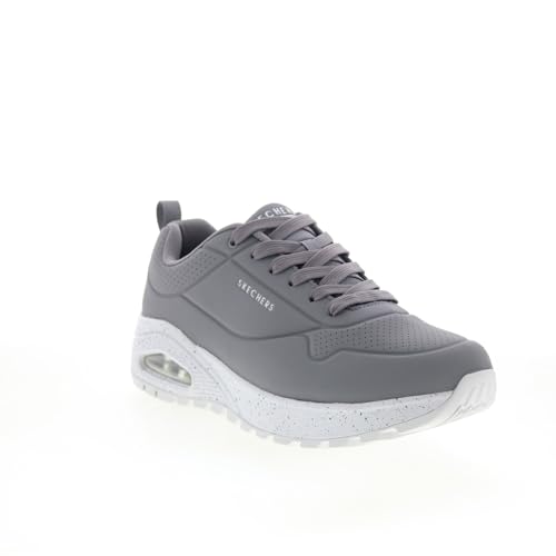 Skechers Mens Uno Rugged Wat-Air-Proof Gray Lifestyle Sneakers Shoes 9