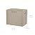 IRIS USA 35-Gallon Outdoor Deck Storage Box, Lockable & UV-Protected, Weather-Resistant Patio Storage for Cushions, Garden Tools & Pool Supplies, Waterproof Resin, Durable & Stylish Design - Beige
