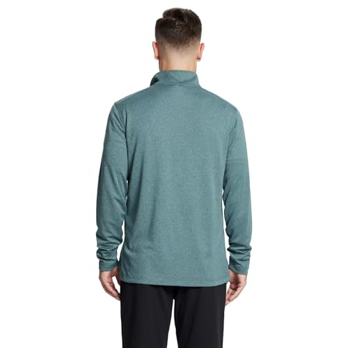 M MAELREG Quarter Zip Golf Pullover Men Dry Fit Long Sleeve Performance Wicking Mock Neck 1/4 Zip Pullover Mens Sweatshirt3
