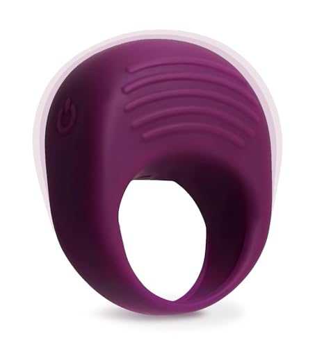 plusOne-Vibrating-Ring-for-Couples-or-Individuals-Body-Safe-Silicone-Waterproof-USB-Rechargeable-Massager-with-10-Vibration-Settings-Purple
