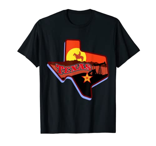 Camiseta Lotta Shirts: Texas State Retro Vintage Camiseta