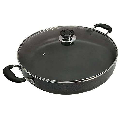 HAODUOO BebLP 16 Inch Low Cooking 10.5 QT Pot Pan SAUCE PAN Saucepans Stainless steel pots Cooking pot Sauce pan Pots Stainless steel cookware Ceramic cookware Sauce pans for stove top