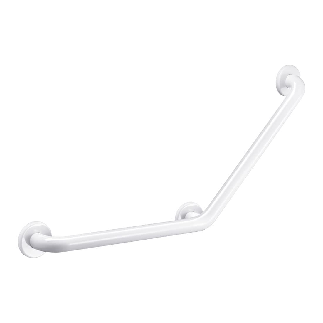 DELABIE DEL00009 Barre d'appui à 135° 3 Points Basic Ø32 400x400 Blanc-35082W