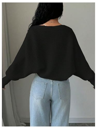 Image of GORGLITTER Women's Open Front Cropped Cardigan Bolero Sweater Lightweight Long Sleeve Shrug Knit Top