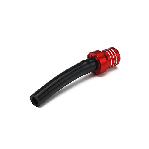 Image of Motorcycle Gas Cap Vent Hose Fuel Tank Tube Breather CNC for CRF50 CRF110 CFR125 CRF150 CRF250 CRF450 XR50 XR150 TRX90 TRX250 Dirt Pit Bike ATV Red