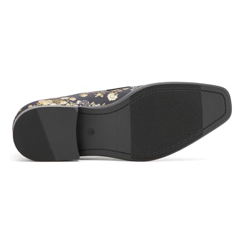 Image of JITAI Mens Velvet Loafers Dress Shoes Loafers for Men Tuxedo Suit Shoes