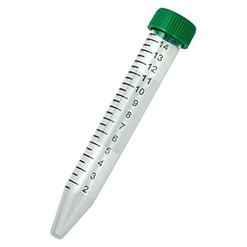 Celltreat 229411 Polypropylene Centrifuge Tube, Sterile, 15mL Volume, Re-Sealable Bag (Case of 500) Cover