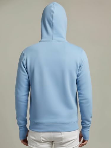 Image of ADRO Men Balaclava Hoodies | 320 GSM Soft Cotton Zipper Hoodie | Thumb-Hole Cuff Gloves | Travel Jacket with Hood | Winter Sweatshirt