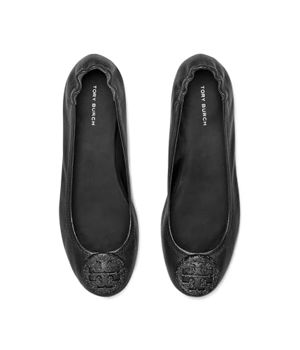 Tory Burch Women's Minnie Travel Ballet Pave Flat2