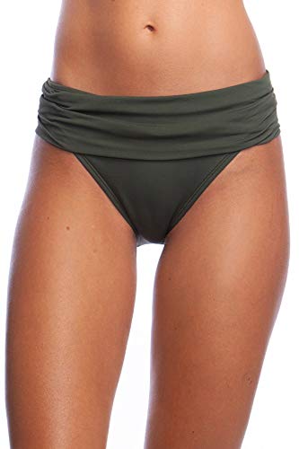 Image of La Blanca Women's Island Goddess Shirred Band Hipster Bikini Bottom
