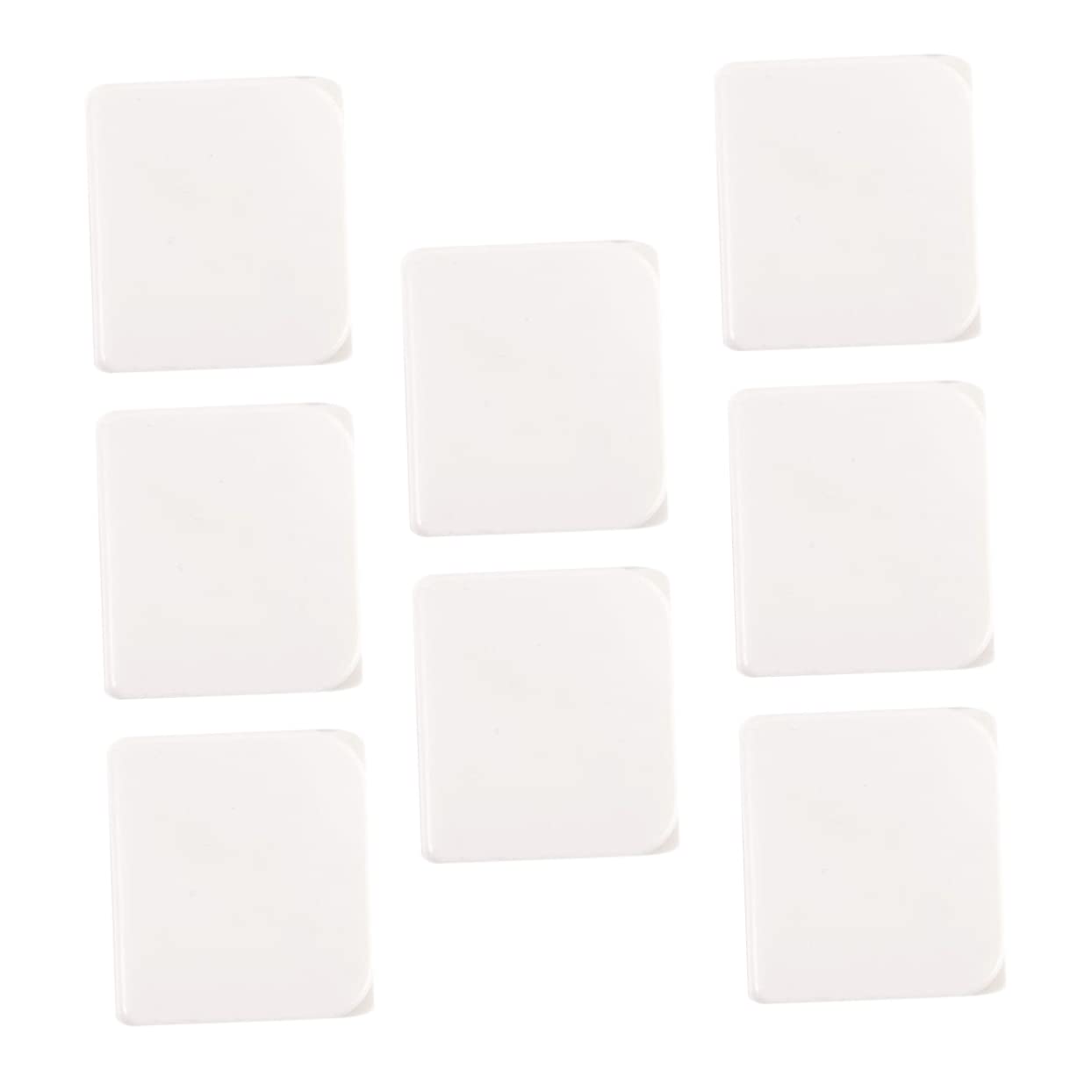 MUELODSIC 8pcs Clips Self-Adhesive Curtain Liners Clips for Smooth Material Easy Installation for Shower Curtains and Liners