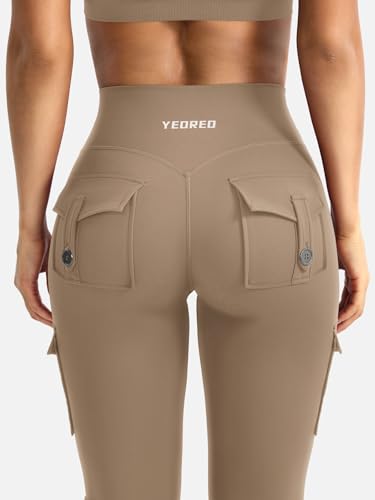 Image of YEOREO CoreFlex Women Workout Flare Leggings