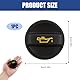 Motoröleinfülldeckel passend für Peugeot 207 208 301 308 508 2008 3008 5008, Citroen C3, 9670015080, 1180S5, 9674157180, Ersatz Öldeckel & Öleinfüllstutzen, Robust & Passgenau