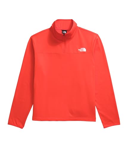 Image of THE NORTH FACE mens Cedar Trail Grid Fleece Quarter Zip Jacket | Cold Weather Top With Durable, Reinforced Bindings