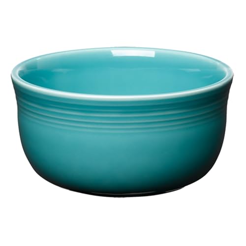 Fiesta® All-Purpose Gusto Bowl, 28oz (6inch) – Durable Ceramic, Lead-Free, Dishwasher/Microwave/Oven Safe – Made in USA Dinnerware - Turquoise