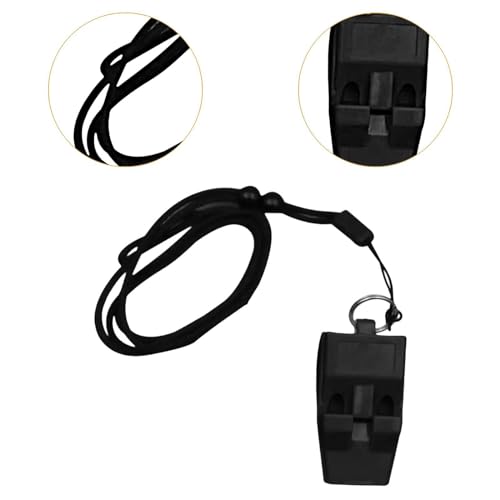 Silbato deportivo compacto para árbitros negro miniatura 4
