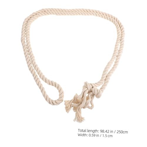 Vintage Rope Belt Braided for Men Decorative High Waist Belt Adjustable Length for All Occasions2