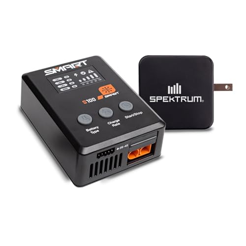 Cargador Inteligente USB-C de 100W Spektrum S100 Fuente Alimentación GAN SPMXC2090P para Batería