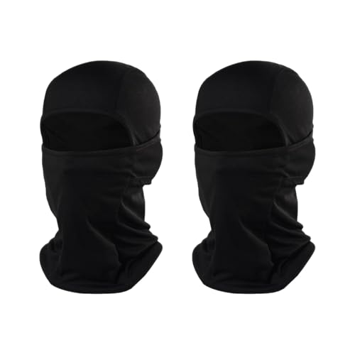 2 Stück Sturmhaube Balaclava Skimaske, Sturmhaube Winter Winddicht Warm Sturmmaske Fahrrad Zubehör Motorradhelme Liner Skimaske Vollgesichtsmaske für Motorrad Fahrrad Skifahren und Outdoor-Sport